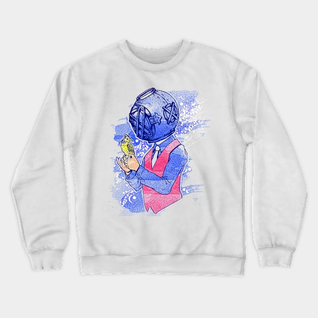 Deep in Outer Space Crewneck Sweatshirt by iwansulis